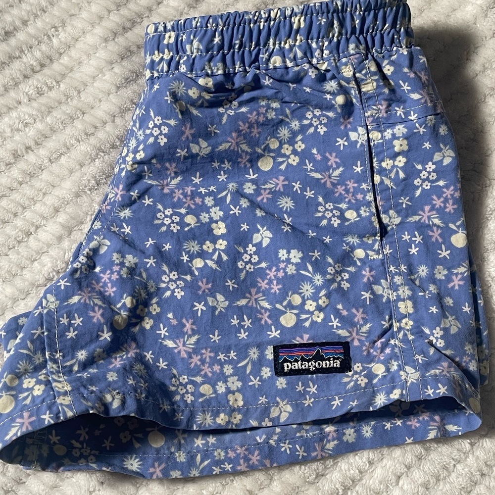 Patagonia Blue Quick-Dry Athletic Shorts Girls - Picture 8 of 9
